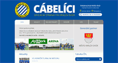 Desktop Screenshot of cabelici.cz