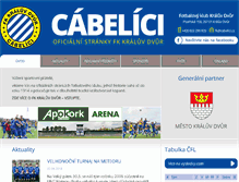 Tablet Screenshot of cabelici.cz